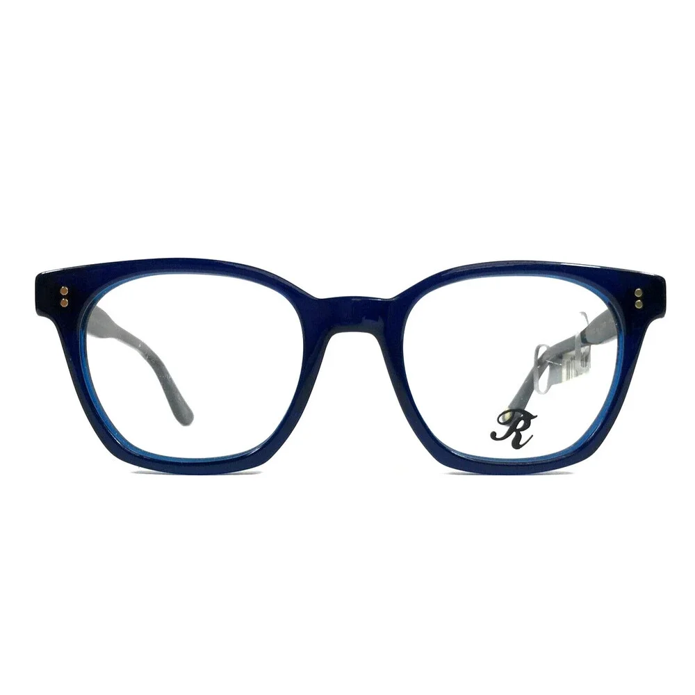 Todd Rogers Eyeglasses Frames CENTRAL sq CNB Navy Blue Square Full Rim 49-21-140